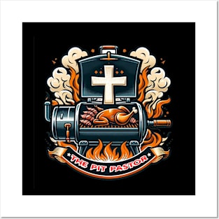 Holy Smokes! Divine BBQ Mastery T-Shirt Posters and Art